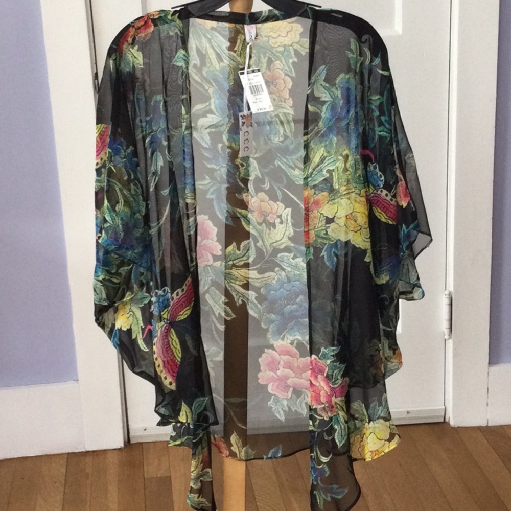 Floral Sheer Dressy Sheer Topper from CCC
